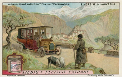 Service postal motorisé entre Tbilissi et Vladikavkaz